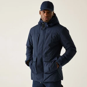 Regatta Regatta Kurtka męska zimowa ocieplana przeciwdeszczowa Marron Niebieski, Rozmiar: