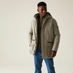 Regatta Regatta Kurtka męska zimowa ocieplana Rhodo Beżowe, Rozmiar: