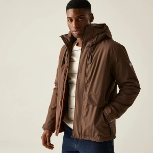 Regatta Regatta Kurtka męska zimowa ocieplana Sterlings Brązowy, Rozmiar:
