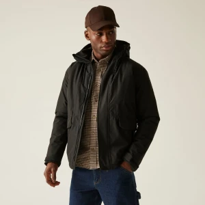 Regatta Regatta Kurtka męska zimowa ocieplana Sterlings Czarny, Rozmiar: