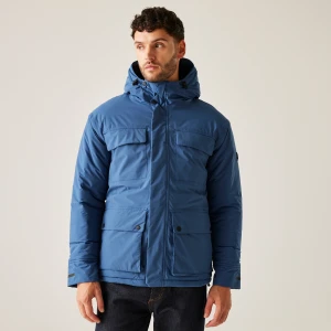 Regatta   Kurtka męska zimowa przeciwdeszczowa Raylan Niebieski, Rozmiar: