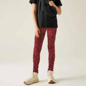 Regatta Regatta Legginsy dziecięce ocieplane Barlia Winter Czerwony, Rozmiar: