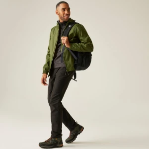 Regatta   Męska kurtka wiosenna kieszonkowa Pack It III Zielony, Rozmiar: