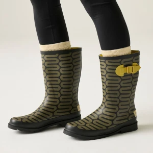 Regatta Regatta Orla Kiely Kalosze damskie Quarter Zielony, Rozmiar: