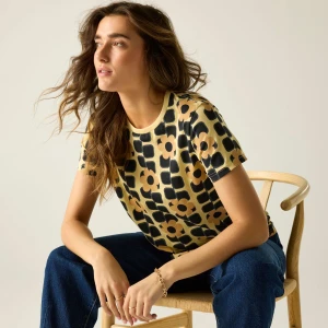 Regatta Regatta Orla Kiely Koszulka damska Beżowe, Rozmiar: