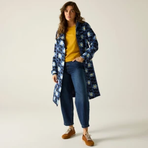 Regatta Regatta Orla Kiely Kurtka damska przeciwdeszczowa Longer Niebieski, Rozmiar: