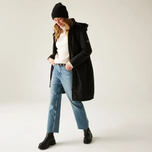 Regatta Regatta Płaszcz damski przejściowy ocieplany przeciwdeszczowy Yannta Czarny, Rozmiar: