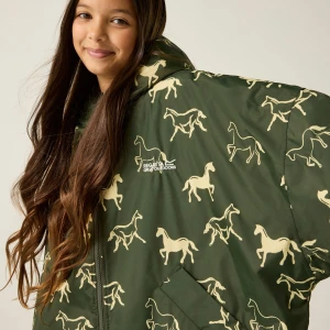 Regatta Regatta Płaszcz do przebierania dziecięcy wodoodporny Changing Robe Zielony, Rozmiar: