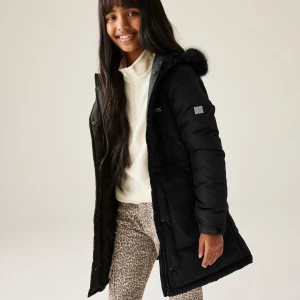 Regatta Regatta Płaszcz dziecięcy zimowy Fabrizia II Czarny, Rozmiar: