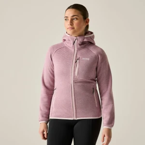 Regatta Regatta Polar damski rozsuwany z kapturem Newhill Fioletowy, Rozmiar: