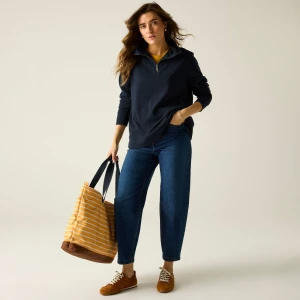 Regatta Regatta Polar damski z suwakiem 1/2 Demmi Niebieski, Rozmiar: