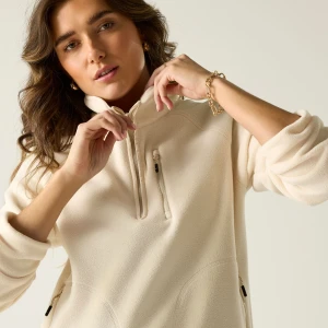 Regatta Regatta Polar damski z suwakiem 1/2 Frankie Biały, Rozmiar: