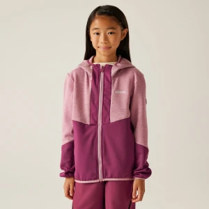 Regatta Regatta Polar dziecięcy rozsuwany Dissolver X Różowy, Rozmiar: