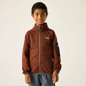 Regatta Regatta Polar dziecięcy rozsuwany Junior Newhill Brązowy, Rozmiar: