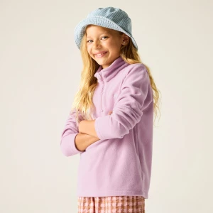 Regatta Regatta Polar dziecięcy z suwakiem 1/2 Hot Shot II Fioletowy, Rozmiar: