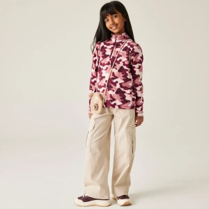 Regatta Regatta Polar dziecięcy z suwakiem 1/2 Hot Shot II Różowy, Rozmiar: