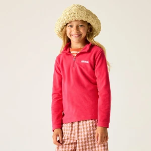 Regatta Regatta Polar dziecięcy z suwakiem 1/2 Hot Shot II Różowy, Rozmiar: