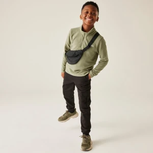 Regatta Regatta Polar dziecięcy z suwakiem 1/2 Hot Shot II Zielony, Rozmiar: