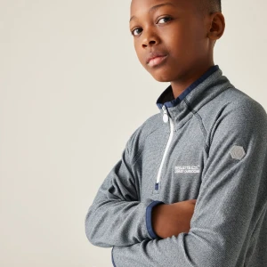 Regatta Regatta Polar dziecięcy z suwakiem 1/2 Loco Niebieski, Rozmiar: