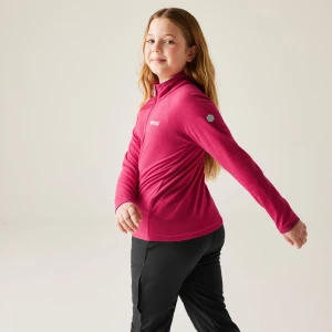 Regatta Regatta Polar dziecięcy z suwakiem 1/2 Loco Różowy, Rozmiar: