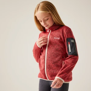 Regatta Regatta Polar dziecięcy z suwakiem Newhill Różowy, Rozmiar: