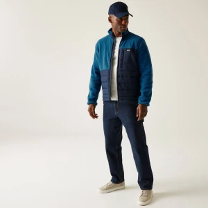 Regatta Regatta Polar męski hybrydowy rozsuwany Frankie Borg Niebieski, Rozmiar: