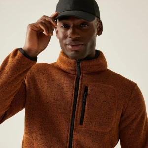 Regatta Regatta Polar męski rozsuwany Barlee Pomarańczowy, Rozmiar: