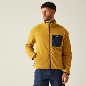 Regatta Regatta Polar męski rozsuwany Frankie Żółty, Rozmiar: