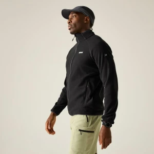 Regatta Regatta Polar męski rozsuwany Hadfield Czarny, Rozmiar: