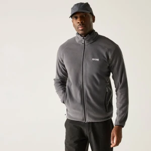 Regatta Regatta Polar męski rozsuwany Hadfield Szary, Rozmiar: