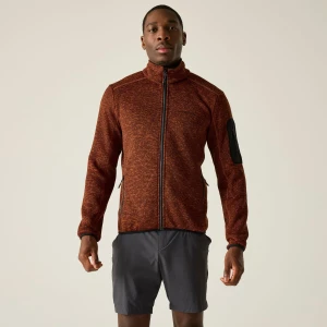 Regatta Regatta Polar męski rozsuwany Newhill Czerwony, Rozmiar: