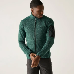 Regatta Regatta Polar męski rozsuwany Newhill Zielony, Rozmiar: