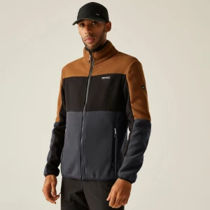 Regatta Regatta Polar męski rozsuwany Ormont Brązowy, Rozmiar: