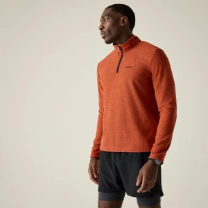 Regatta Regatta Polar męski z suwakiem 1/2 Thompson Marl Pomarańczowy, Rozmiar: