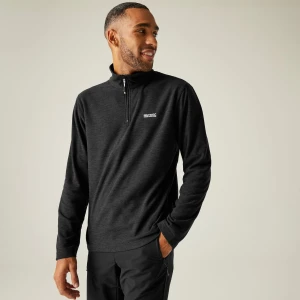 Regatta   Polar męski z suwakiem 1/2 Thompson Marl Szary, Rozmiar: