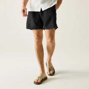 Regatta Regatta Spodenki męskie kąpielówki Mackleyna Czarny, Rozmiar: