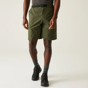 Regatta Regatta Spodenki męskie Mallen Zielony, Rozmiar: