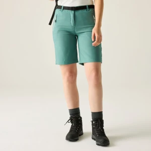Regatta Regatta Spodnie damskie bermudy Xert Stretch Zielony, Rozmiar:
