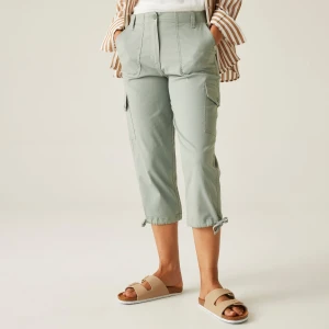 Regatta Regatta Spodnie damskie capri Shorebella Szary, Rozmiar: