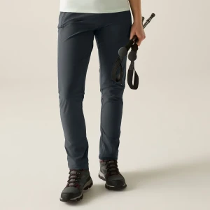 Regatta Regatta Spodnie damskie Travel Light II Packaway przeciw insektom Szary, Rozmiar: