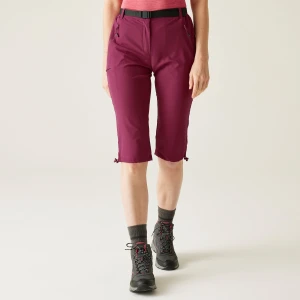 Regatta Regatta Spodnie damskie trekkingowe 3/4 Xert Capri Light Różowy, Rozmiar: