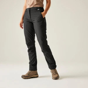 Regatta Regatta Spodnie damskie trekkingowe softshell Geo II Czarny, Rozmiar: 44 | Krótkie