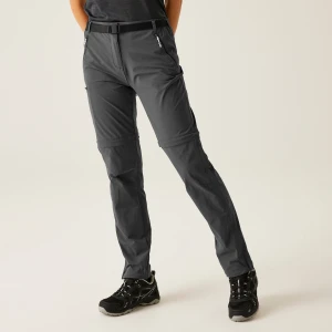 Regatta Regatta Spodnie damskie trekkingowe Xert III Zip Off Szary, Rozmiar: 38 | Długie