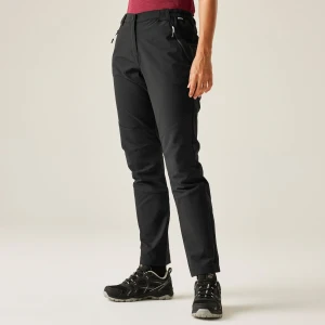 Regatta Regatta Spodnie damskie trekkingowe ze streczem Questra V Czarny, Rozmiar: 44 | Krótkie