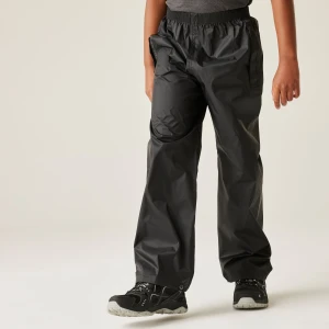 Regatta   Spodnie dziecięce przeciwdeszczowe Pack It Czarny, Rozmiar: