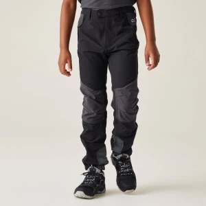 Regatta Regatta Spodnie dziecięce trekkingowe Tech Mountain Czarny, Rozmiar: