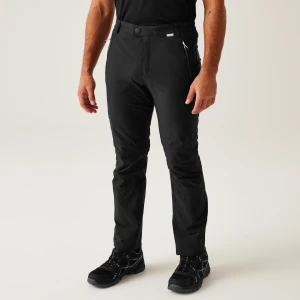 Regatta   Spodnie męskie trekkingowe Highton Czarny, Rozmiar: EU60 | Krótkie