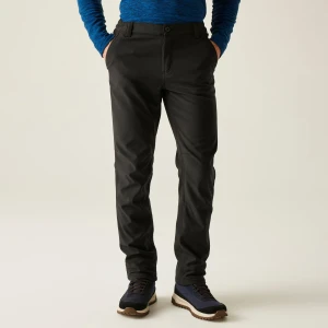 Regatta Regatta Spodnie męskie trekkingowe softshell Fenton Czarny, Rozmiar: EU60 | Krótkie