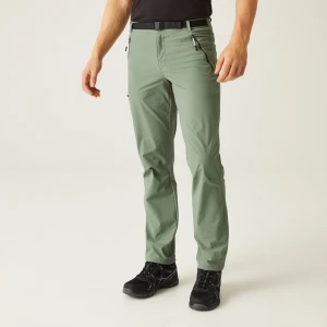 Regatta Regatta Spodnie męskie trekkingowe Xert Stretch III Zielony, Rozmiar:
