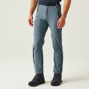 Regatta Regatta Spodnie męskie trekkingowe Xert Stretch III Zip Off Niebieski, Rozmiar: EU54 | Długie